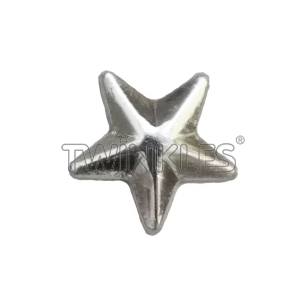 small star white gold tooth gem